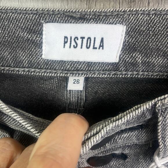 New! Pistola Cara High Rise Vintage Skinny Misguided Button Up Jeans Women's 26 - Picture 6 of 14